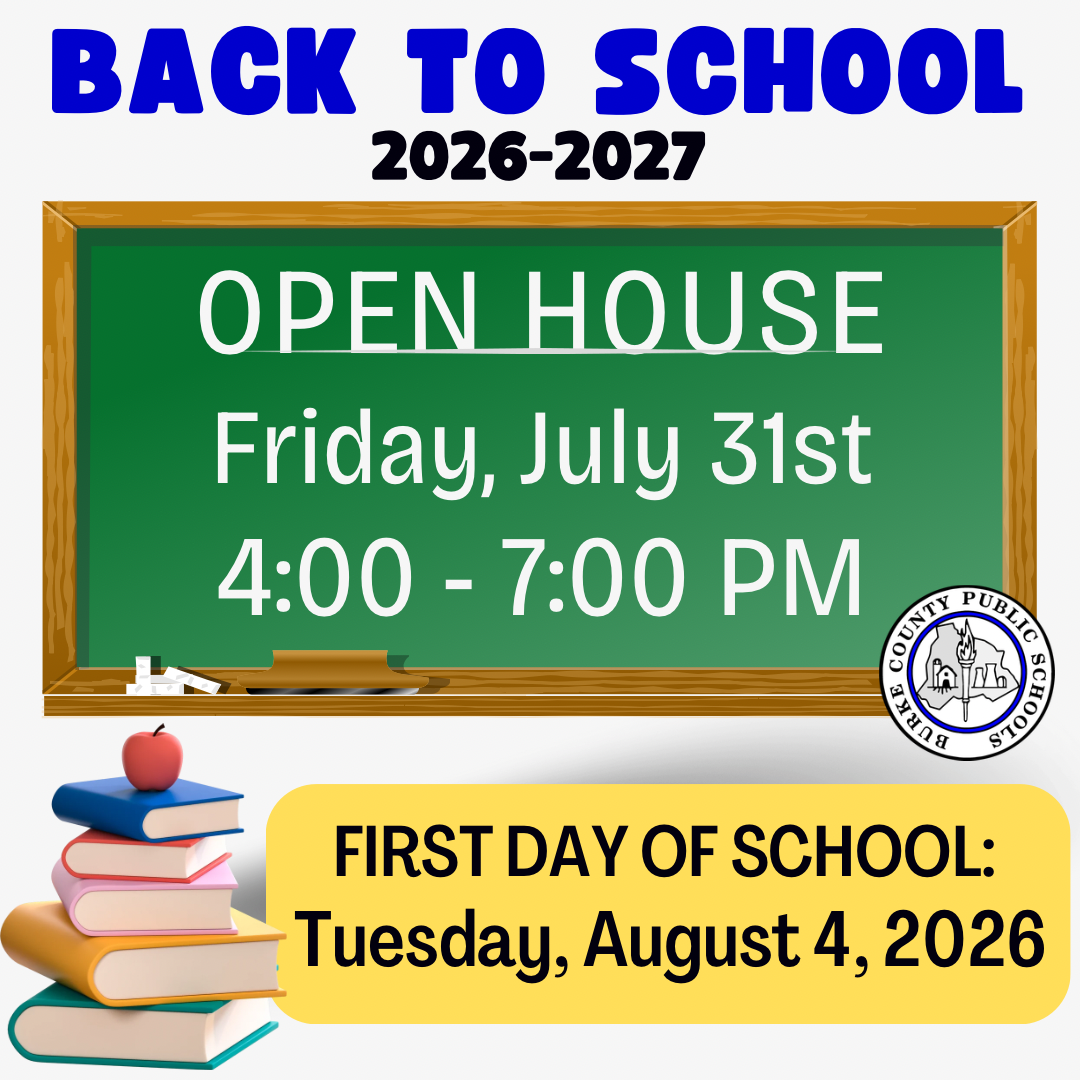 BCPS Open House: Friday, July 31