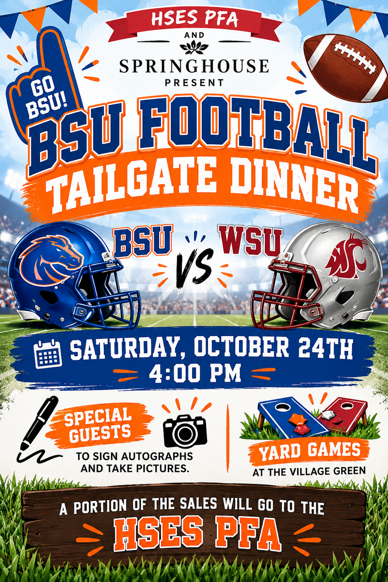 Bronco Night at the Springhouse Oct 24th 4-8pm