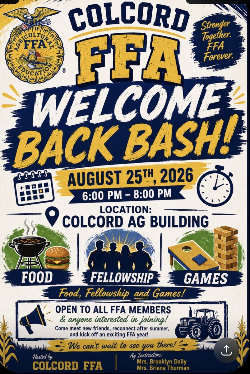 Colcord FFA invitation