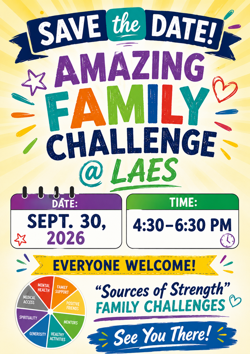 Amazing Family Challenge is tomorrow! 