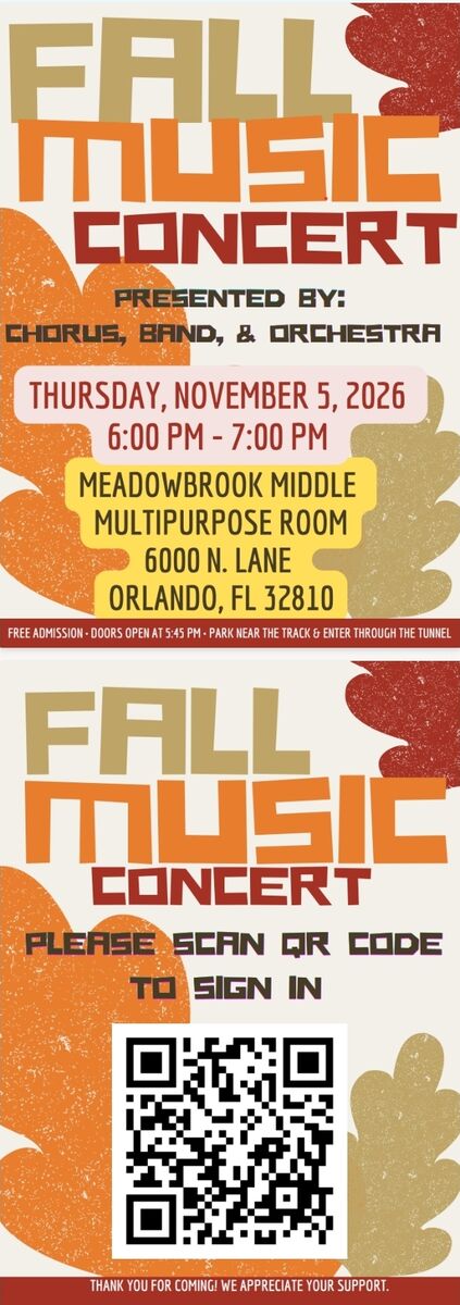 FALL MUSIC CONCERT