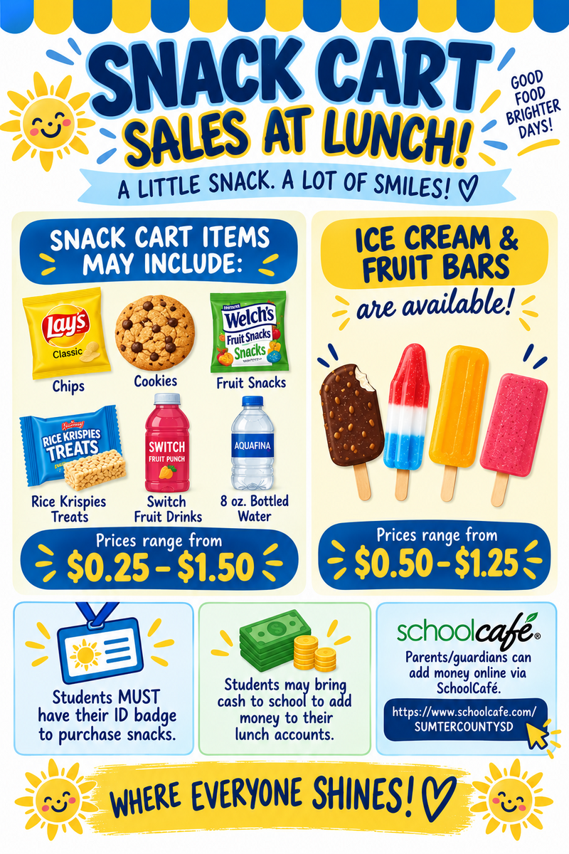Lunch Snack Cart