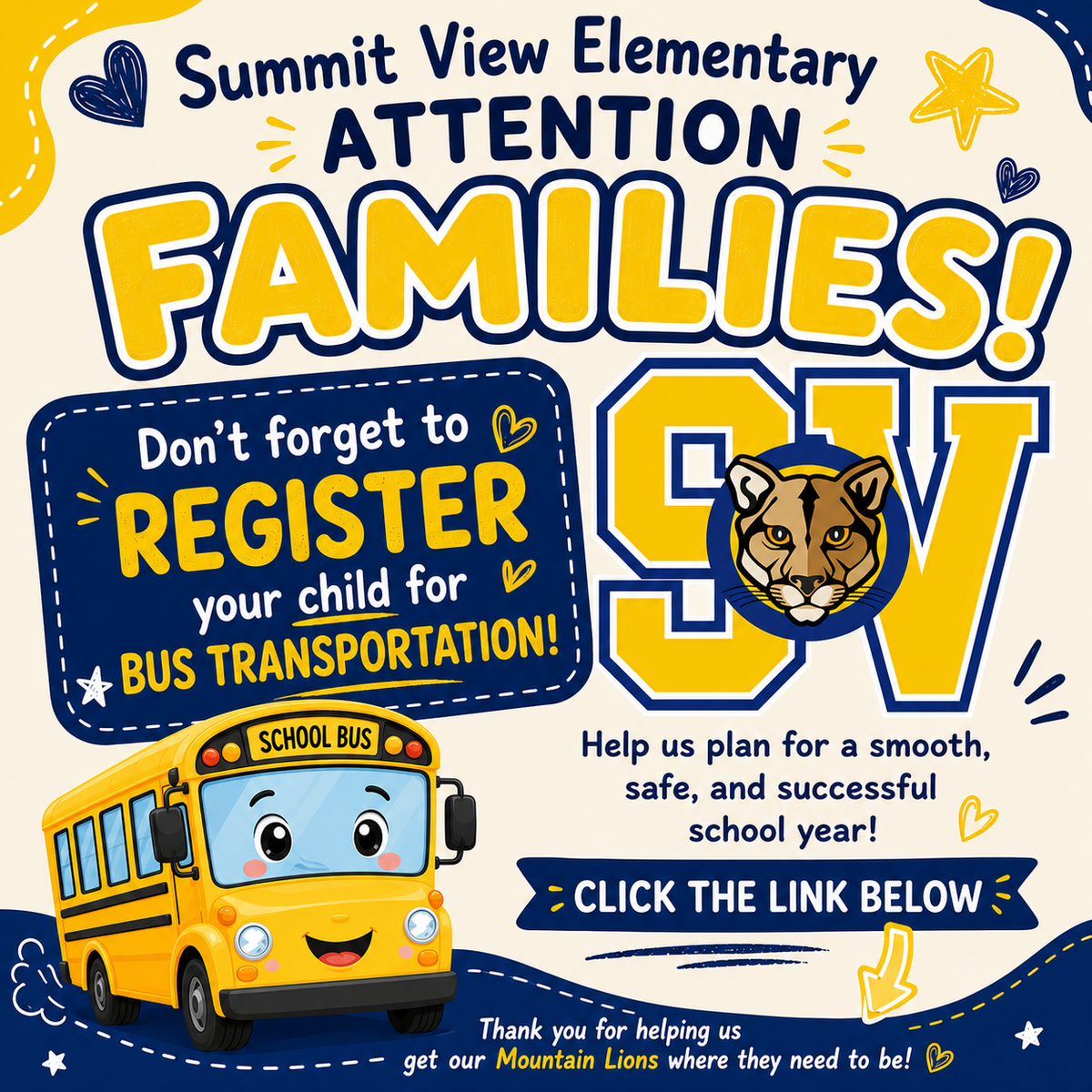 Register for Bus Transportation 