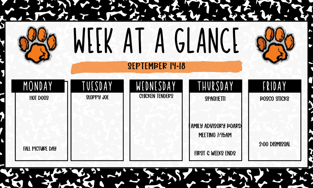 Week at a Glance 
