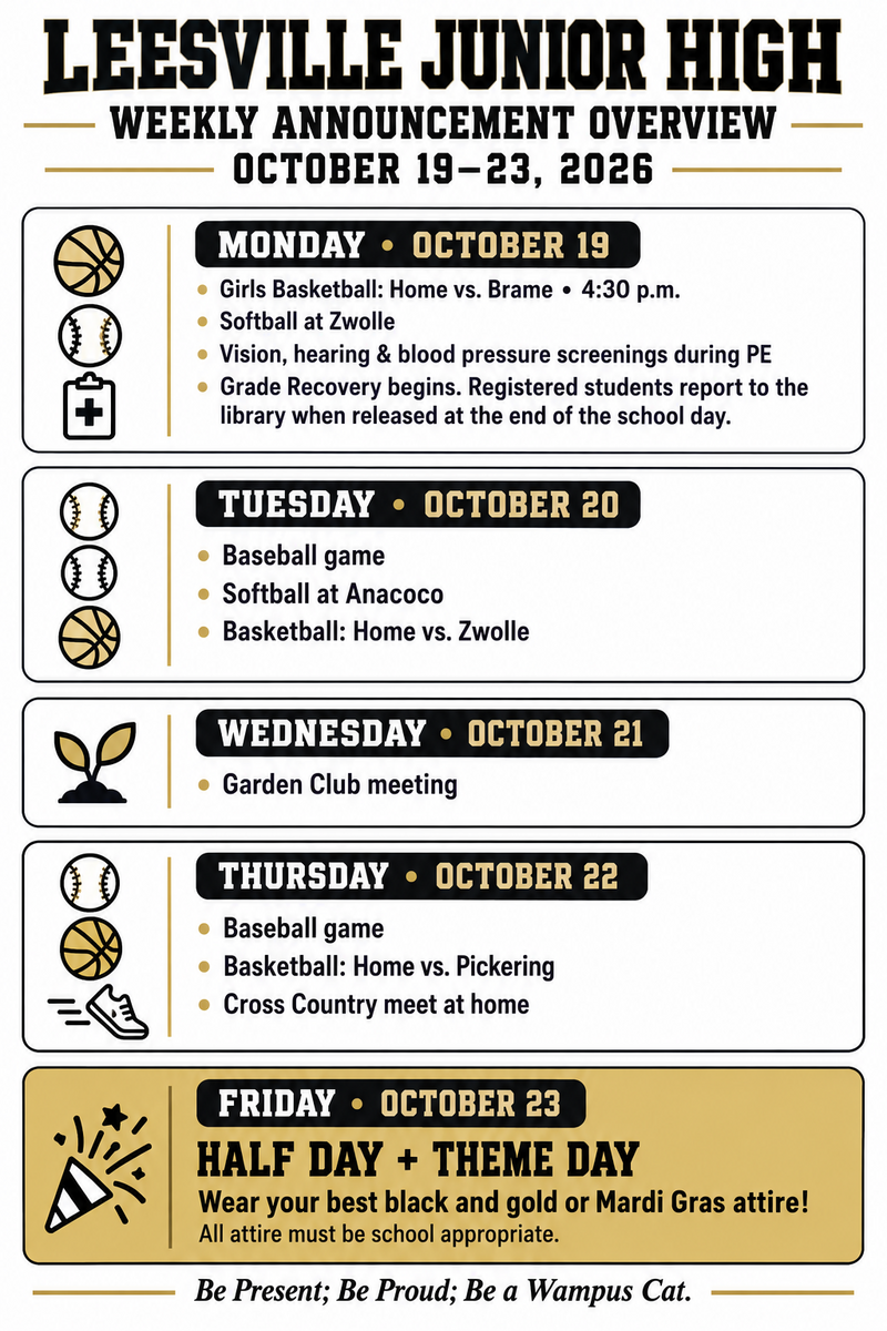  Announcement Overview!