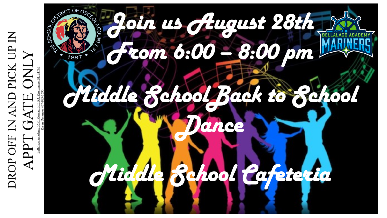 Grades 6-8 Back to School Dance 
