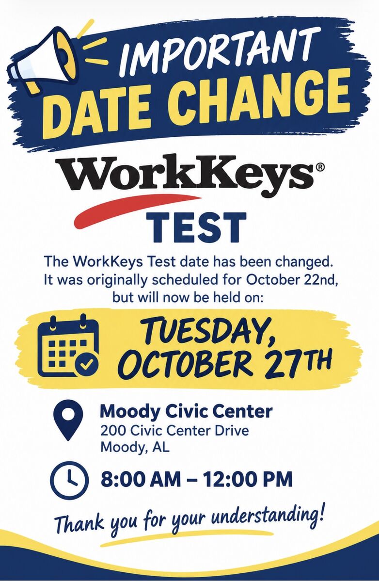 WorkKeys Test - Date Change 