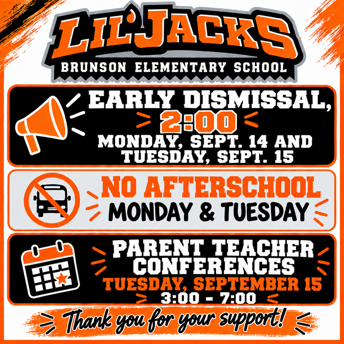 Brunson - Parent Teacher Conferences