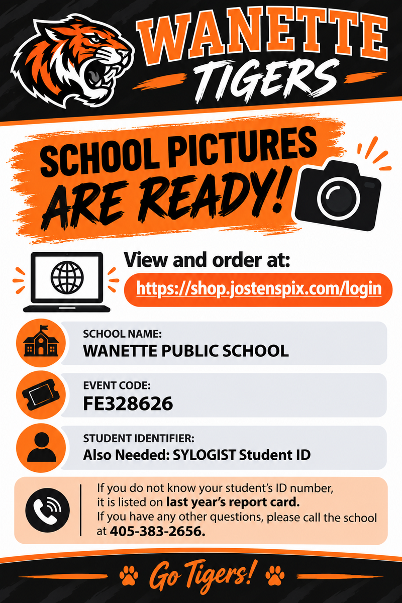 School Pictures are ready for purchase!