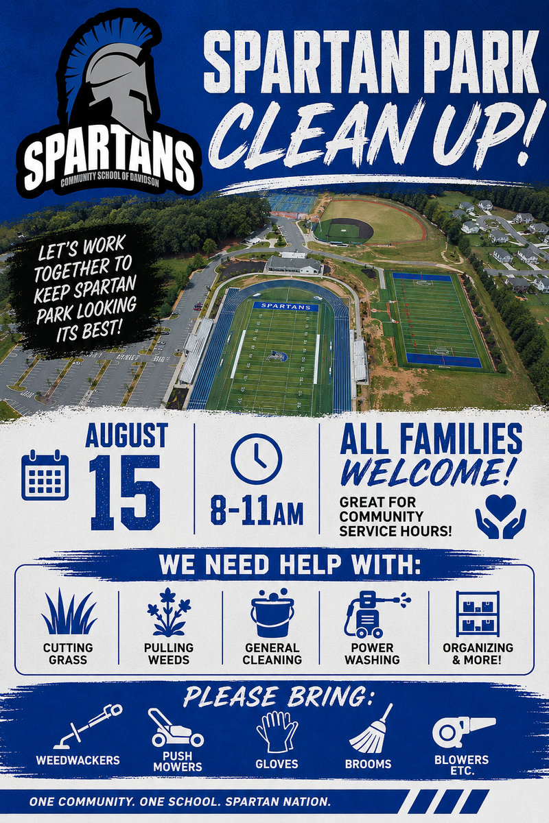 Spartan Park community clean up! 