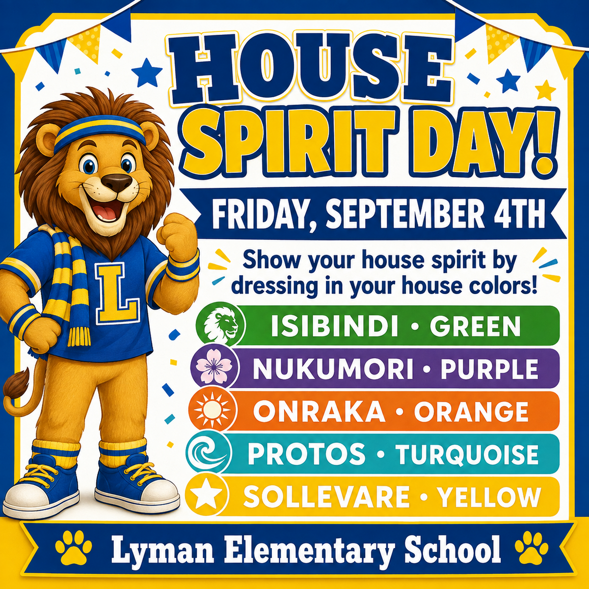 🏠🦁 What a wonderful and exciting House Sorting Day! 🦁🏠