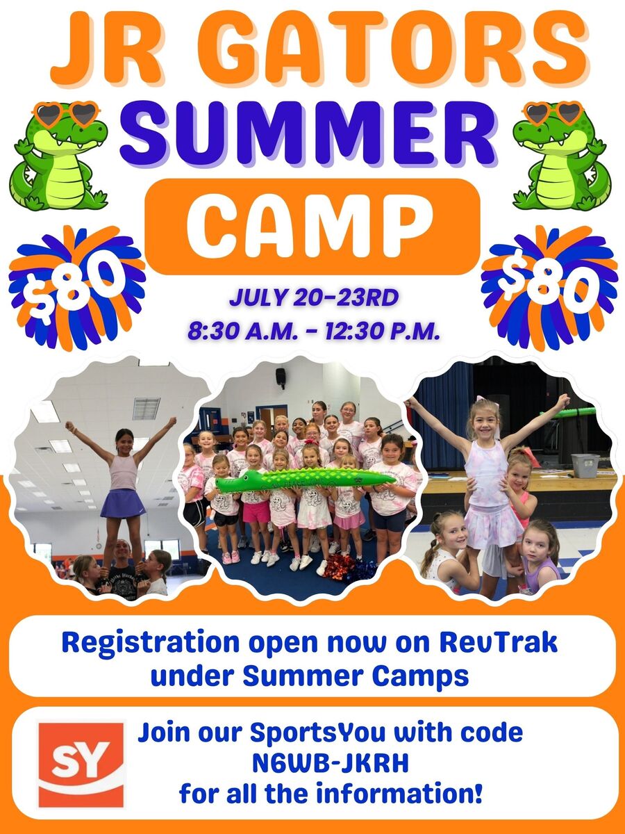 Jr. Gator Cheer Camp 