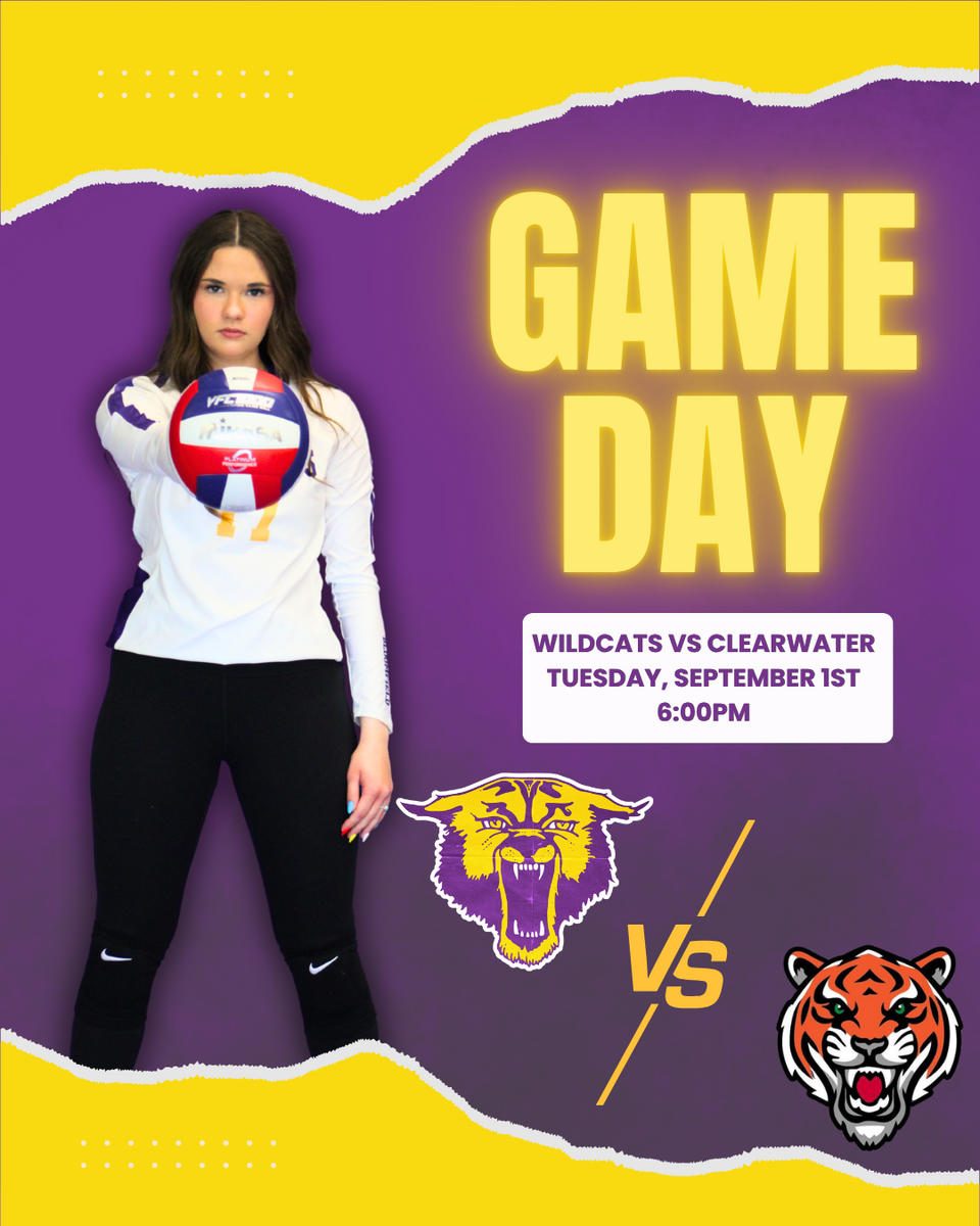 Volleyball vs Clearwater tonight @ 6PM!