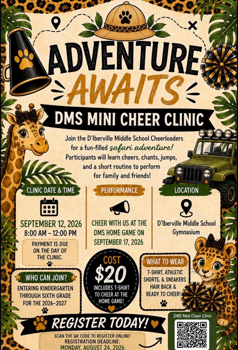 DMS Mini Cheer Clinic! 🖤💛