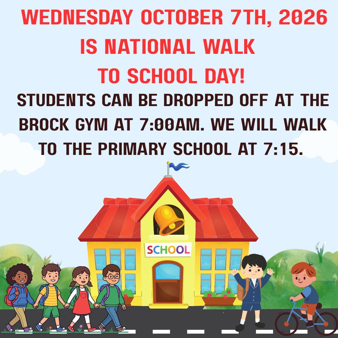 Walk to School Day!!