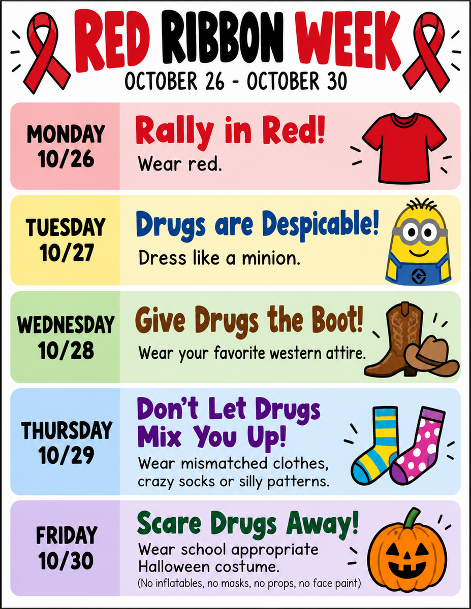 ❤️RED RIBBON WEEK IS COMING!❤️