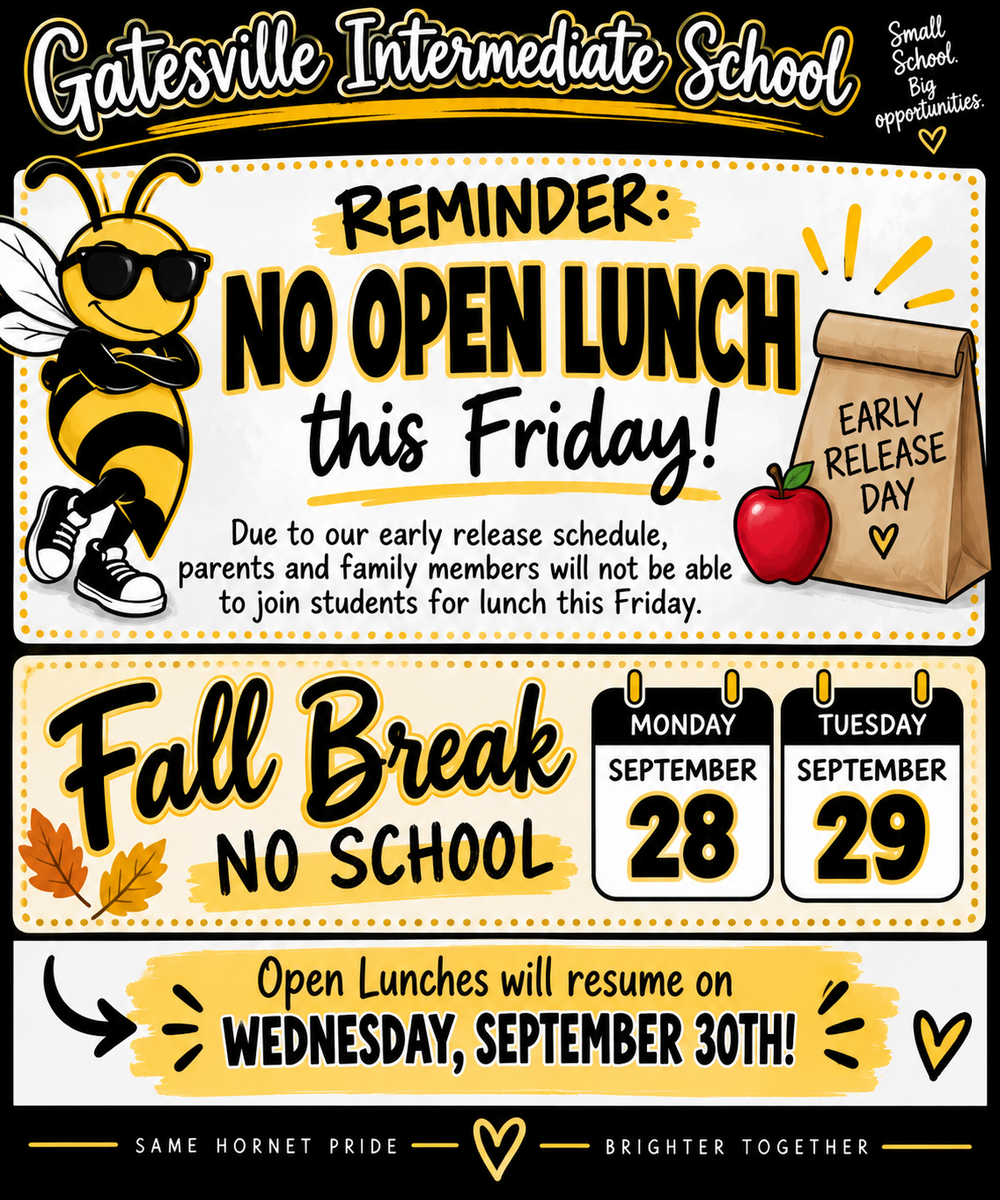 No Open Lunches on Friday