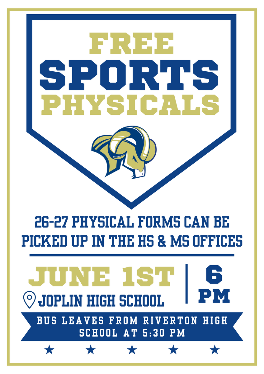 FREE Physicals Tonight