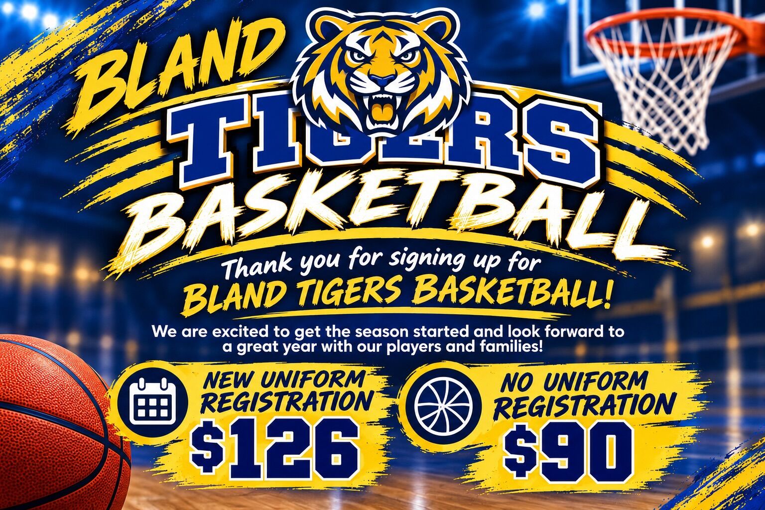 BYSA BASKETBALL REGISTRATION IS NOW OPEN! 🏀