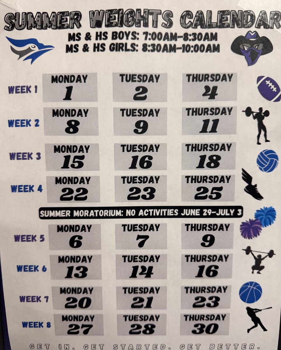 2026 Summer Strength and Conditioning 