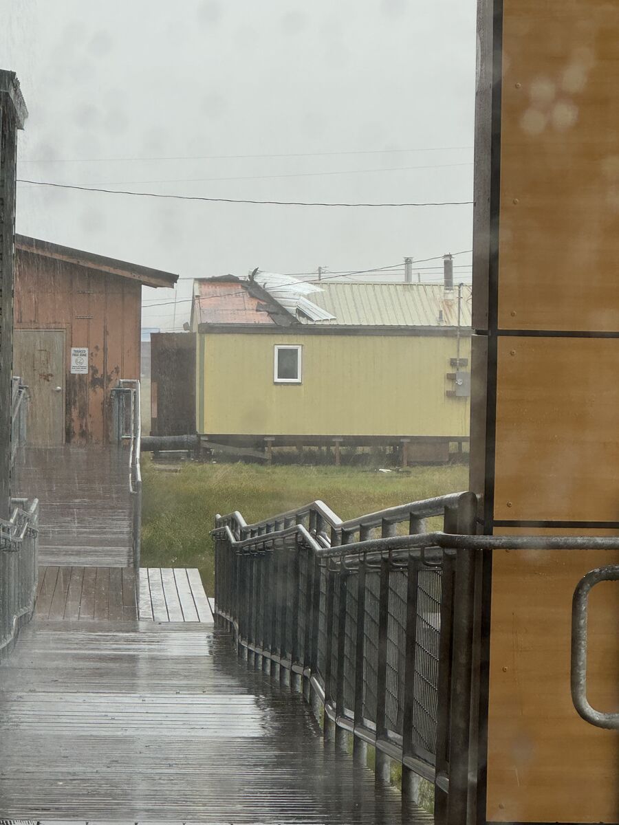 Roof Peeling from Storm