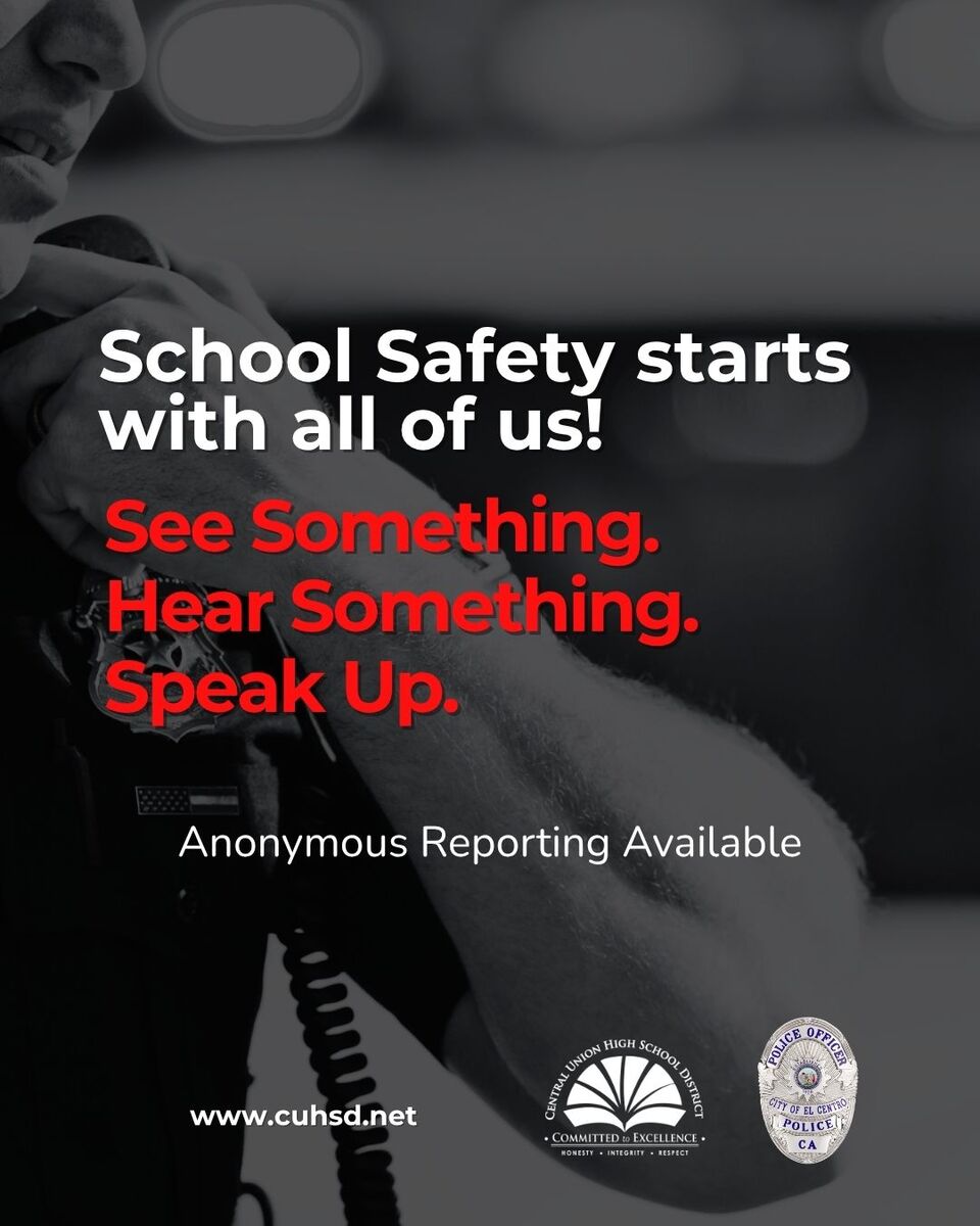 Back to School Safety Reminder: Anonymous Reporting Is Available