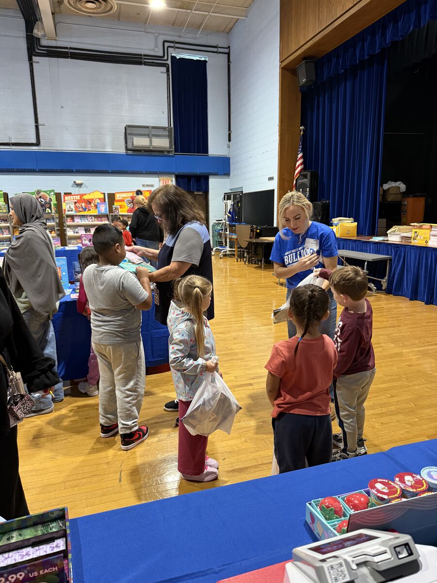 School Book Fair and Special Bulldog Visit