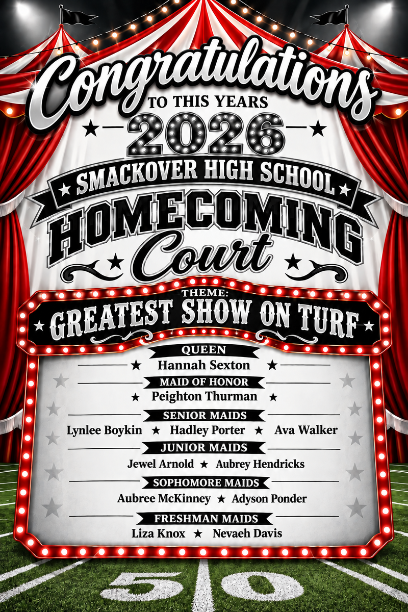Introducing The 2026 SHS Homecoming Court!