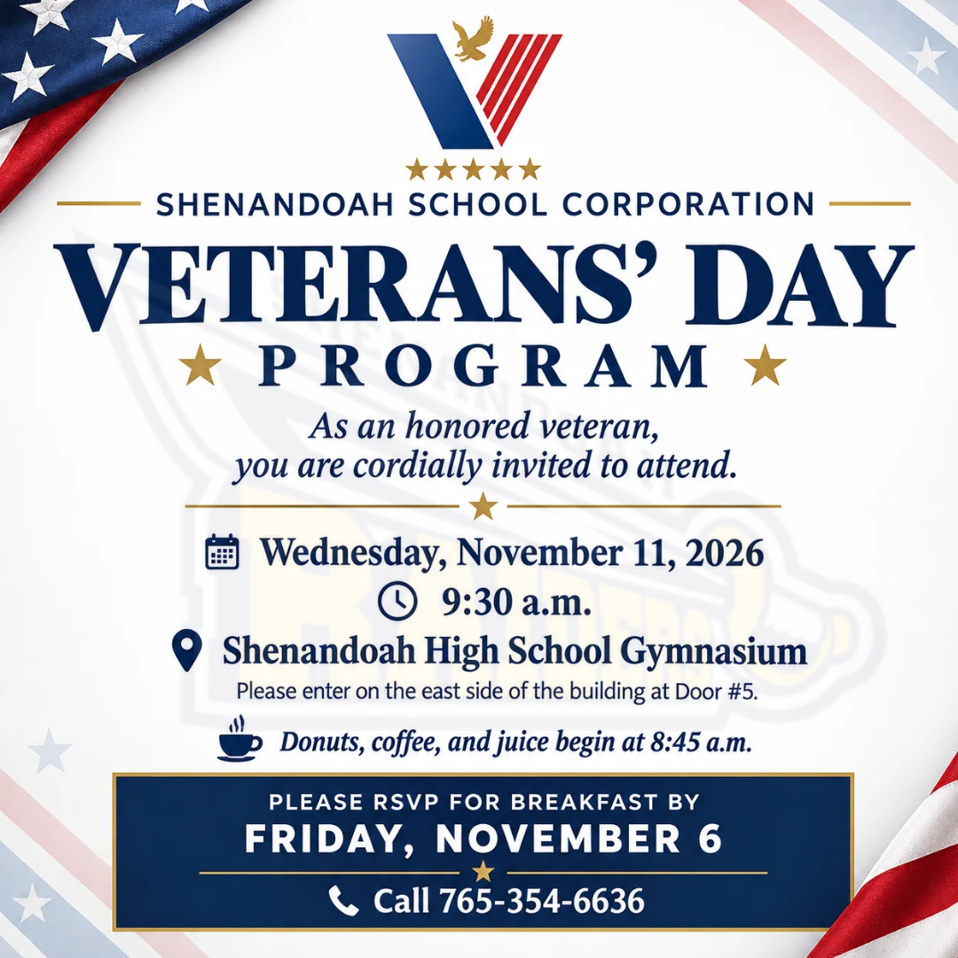 Shenandoah School Corporation Veterans’ Day Program ​