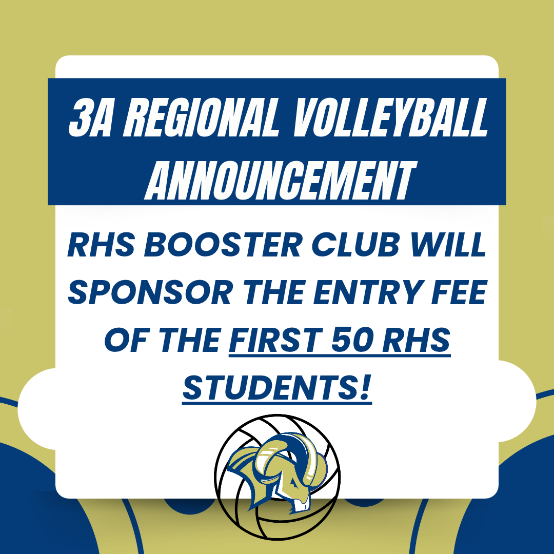 Booster Club Covering 50 RHS Student Admission
