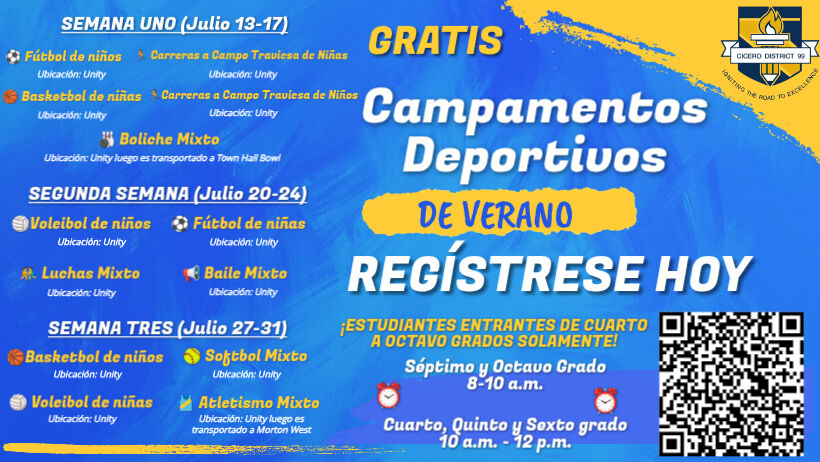 ☀️ SIGN UP FOR FREE D99 SUMMER SPORTS CAMPS! 🏀