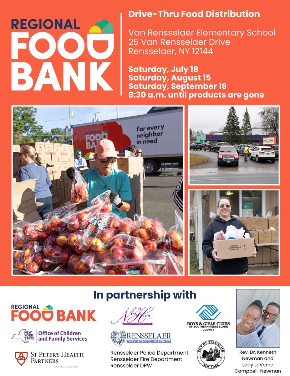 Drive-Thru Food Distribution this Saturday