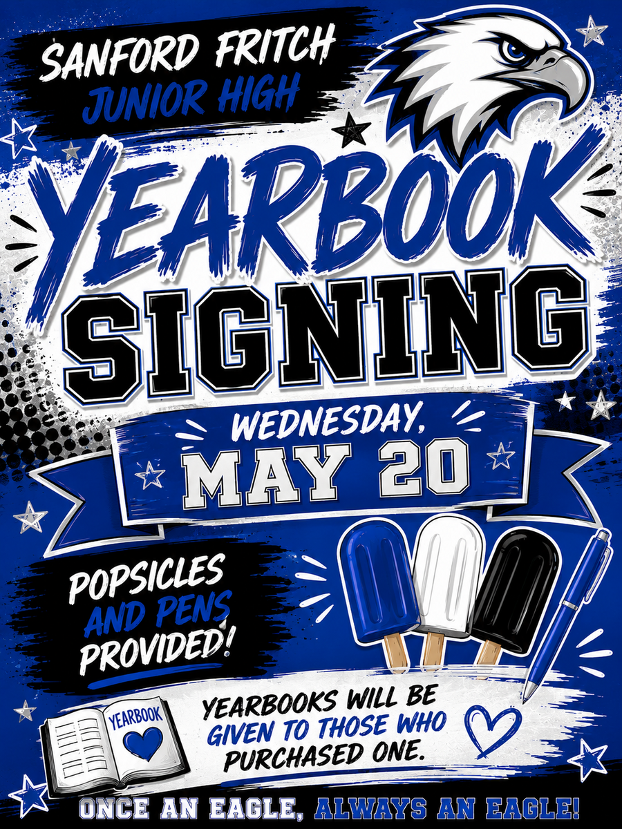 Yearbook Signing - Wednesday, May 20