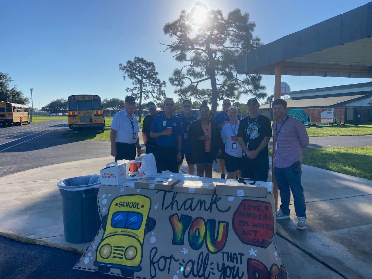 🚍 Heart of the Campus: Celebrating Our L.A. Ainger Bus Drivers! 🚍