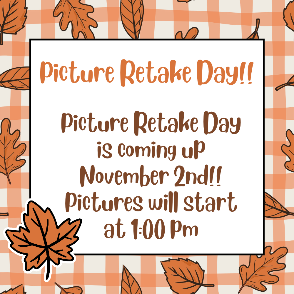 Picture retakes - November 2nd