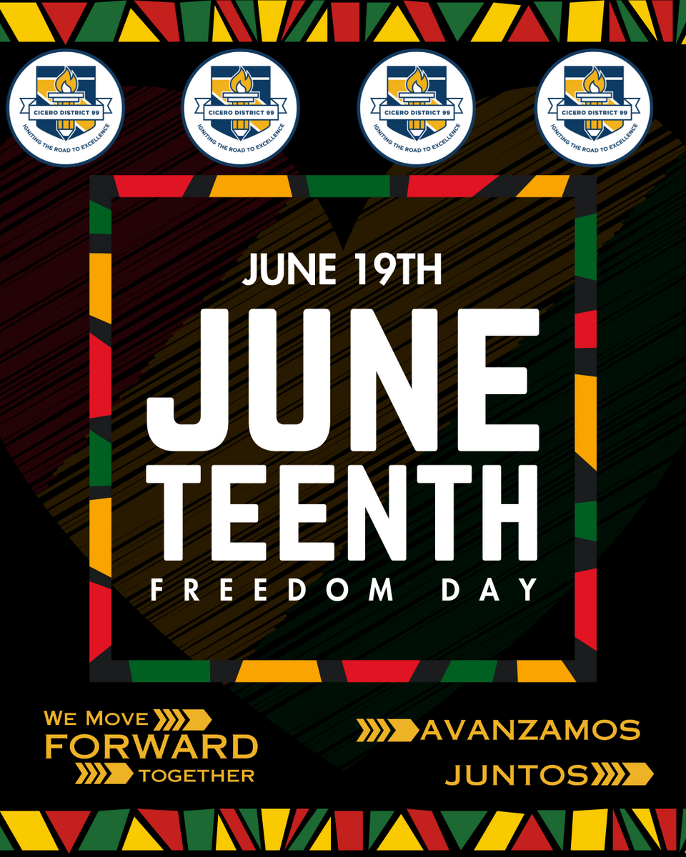❤️ 🖤 D99 OFFICES AND BUILDINGS CLOSED JUNE 19 FOR JUNETEENTH 💛 💚