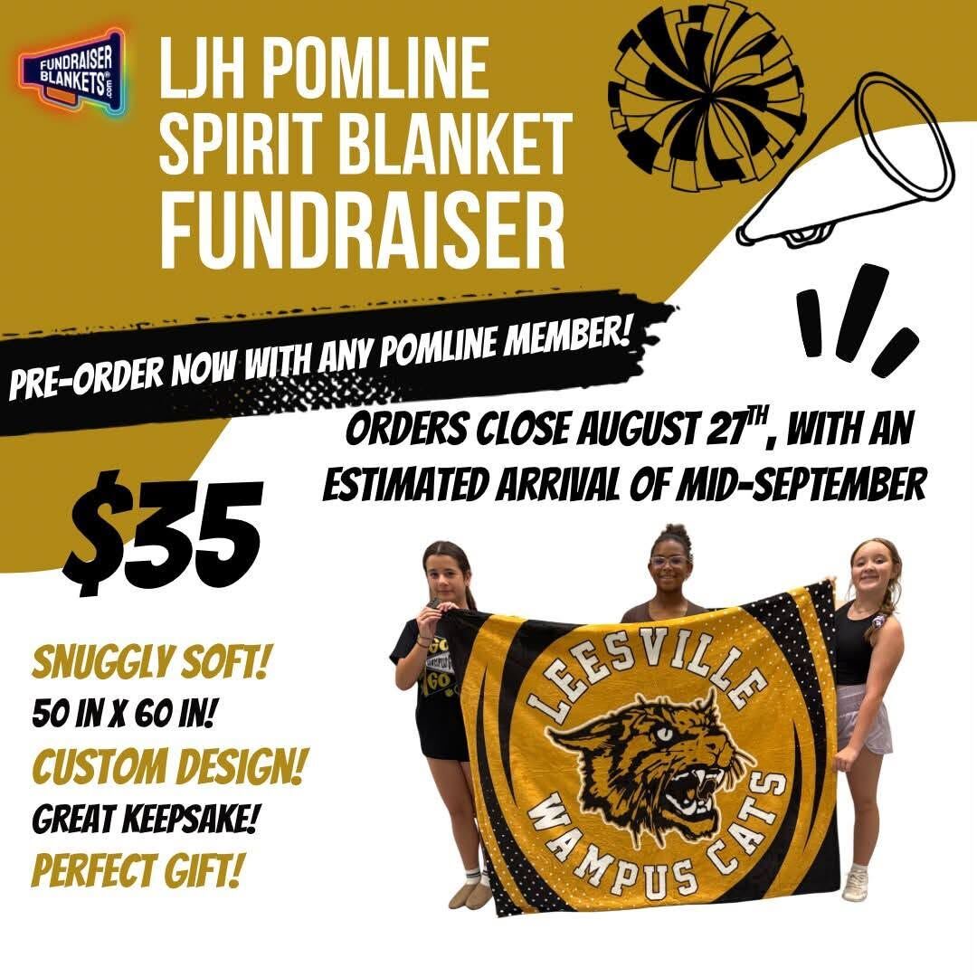 Don't Forget the Pomline's Blanket Fundraiser!