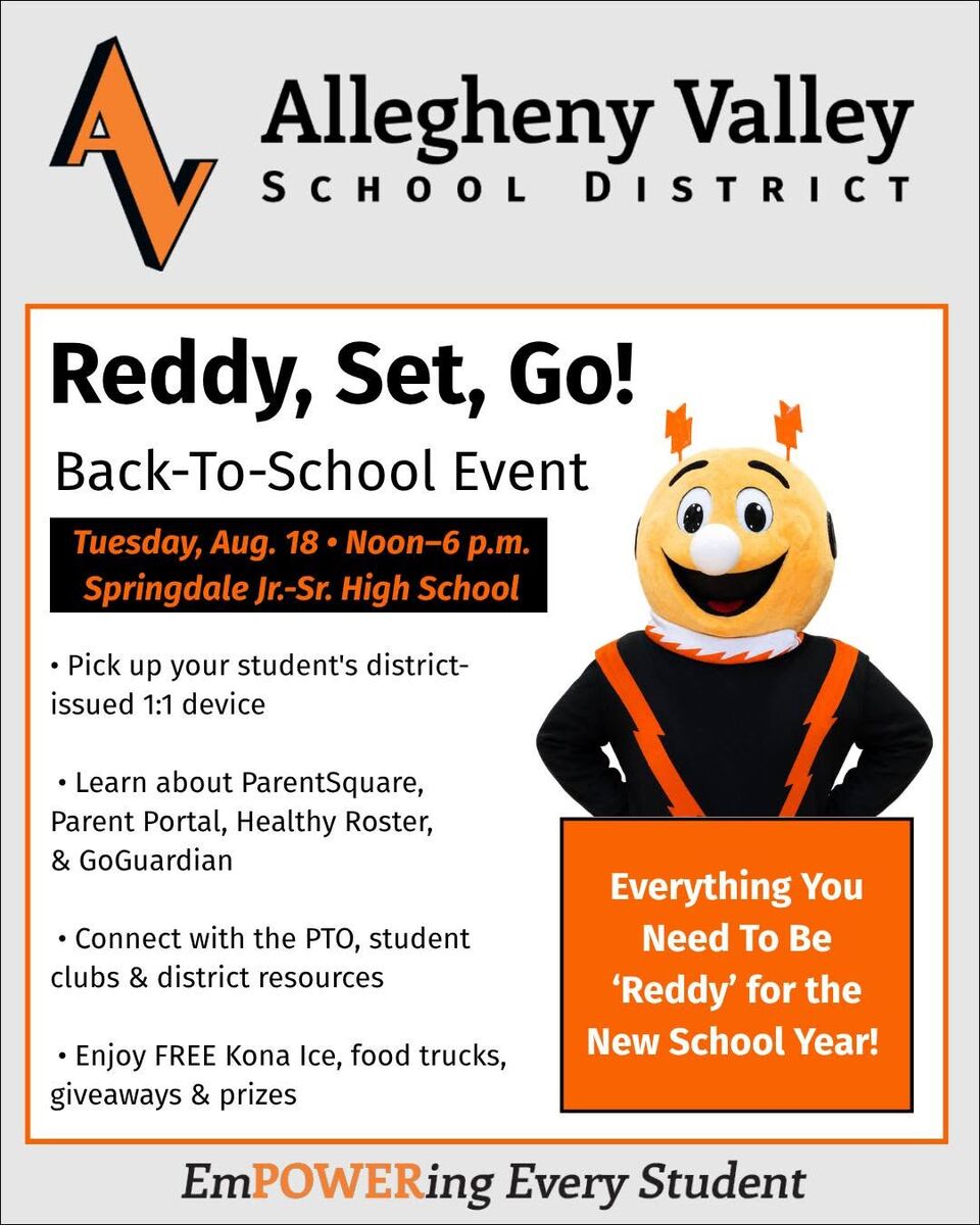 Reddy, Set, Go! - Back-to-School Event - August 18th