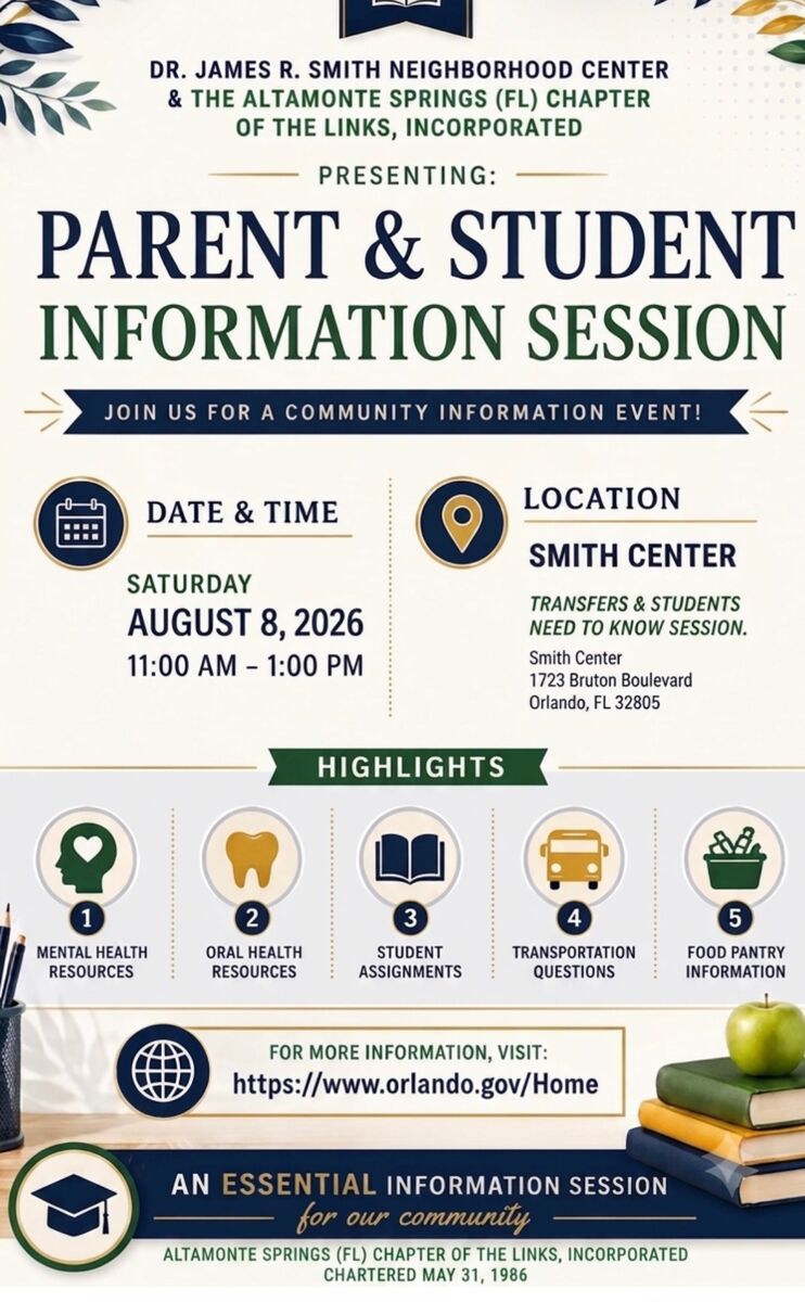 📢 Parent & Student Information Session