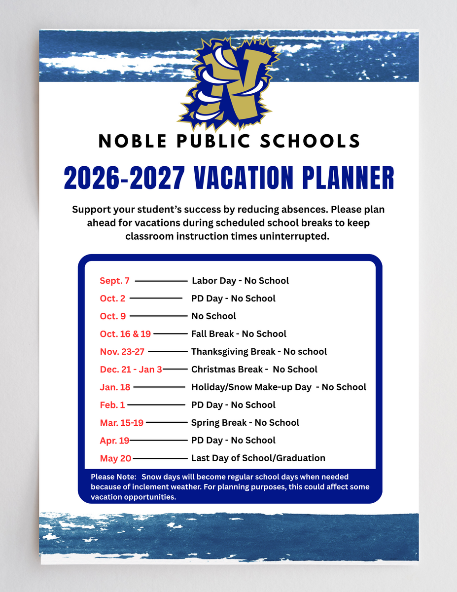 NPS Vacation Planner 2026-2027