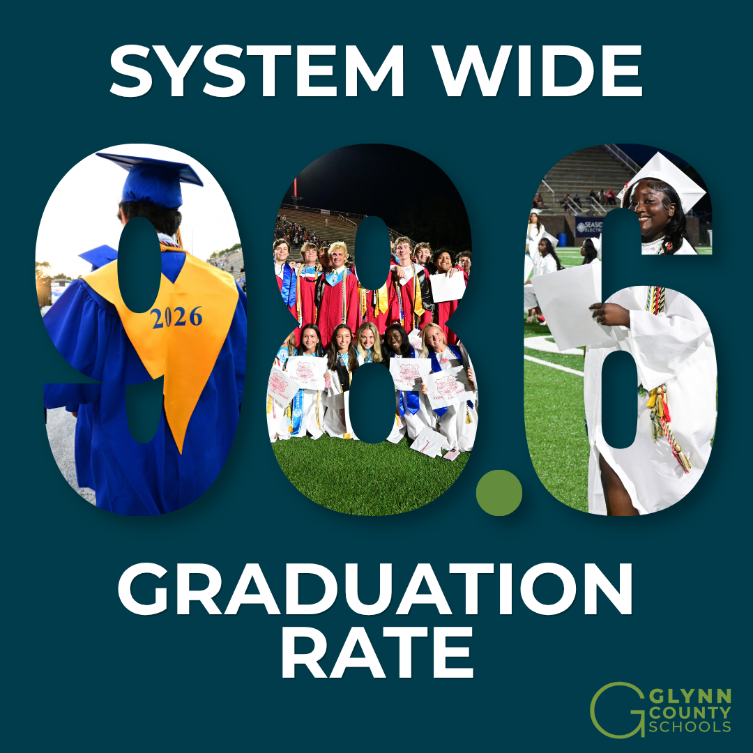 Glynn County Schools Outpaces State Record with 98.6% Graduation Rate