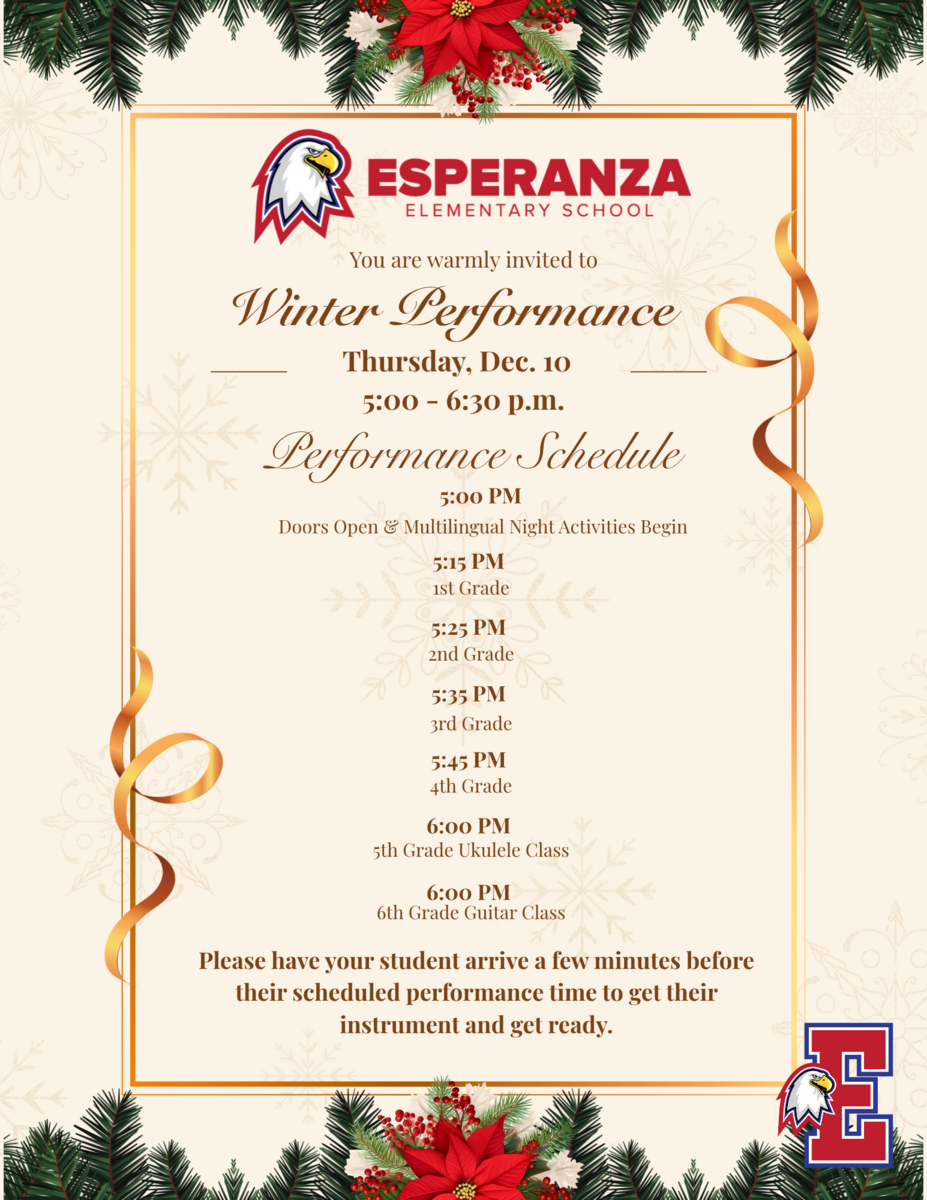 📅🦅 SAVE THE DATES, EAGLE FAMILIES!