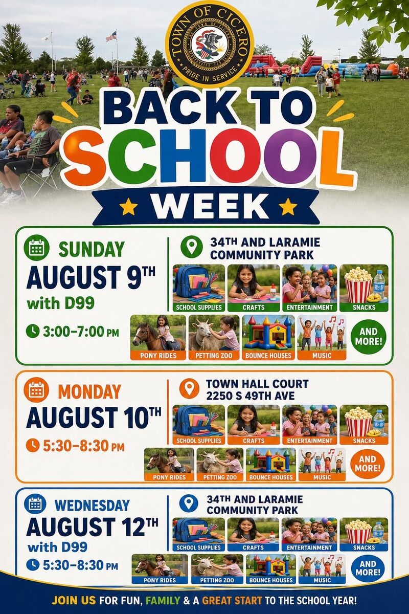 Back To School Celebration at Summer In The Park