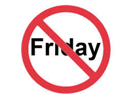 No Friday School this Friday, Oct. 23rd