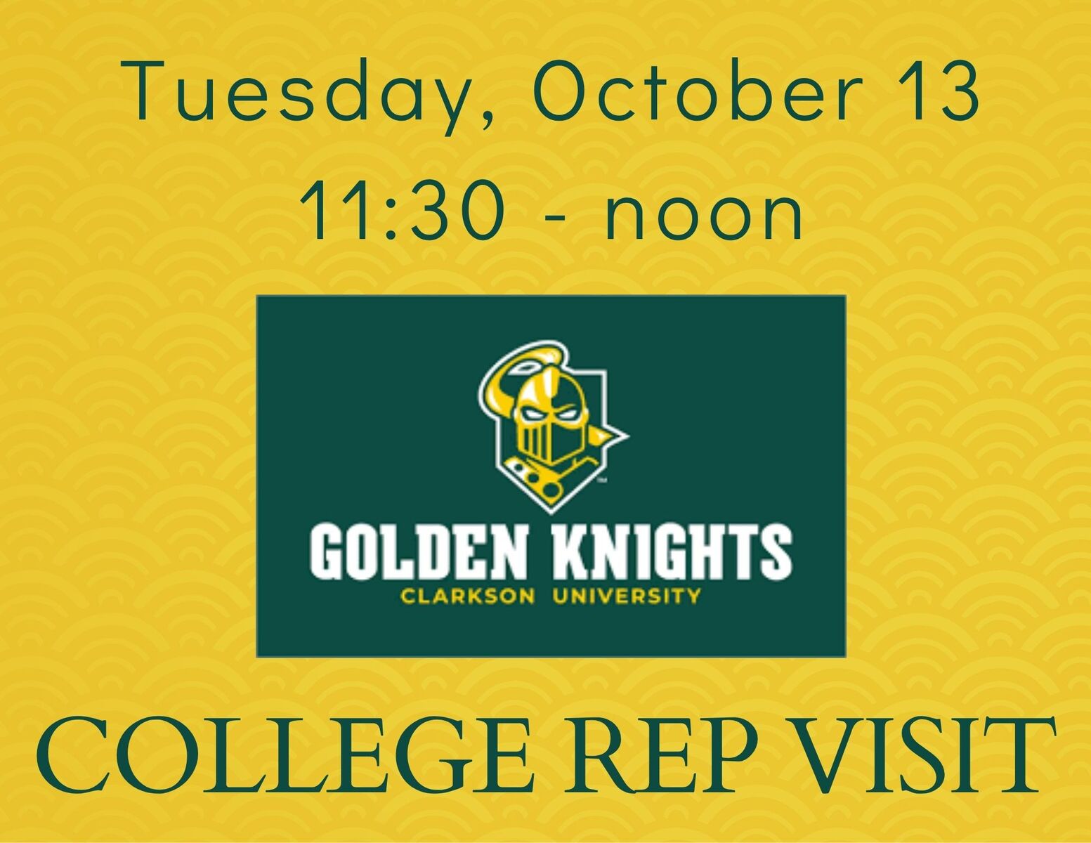 Upcoming college visits at TI!