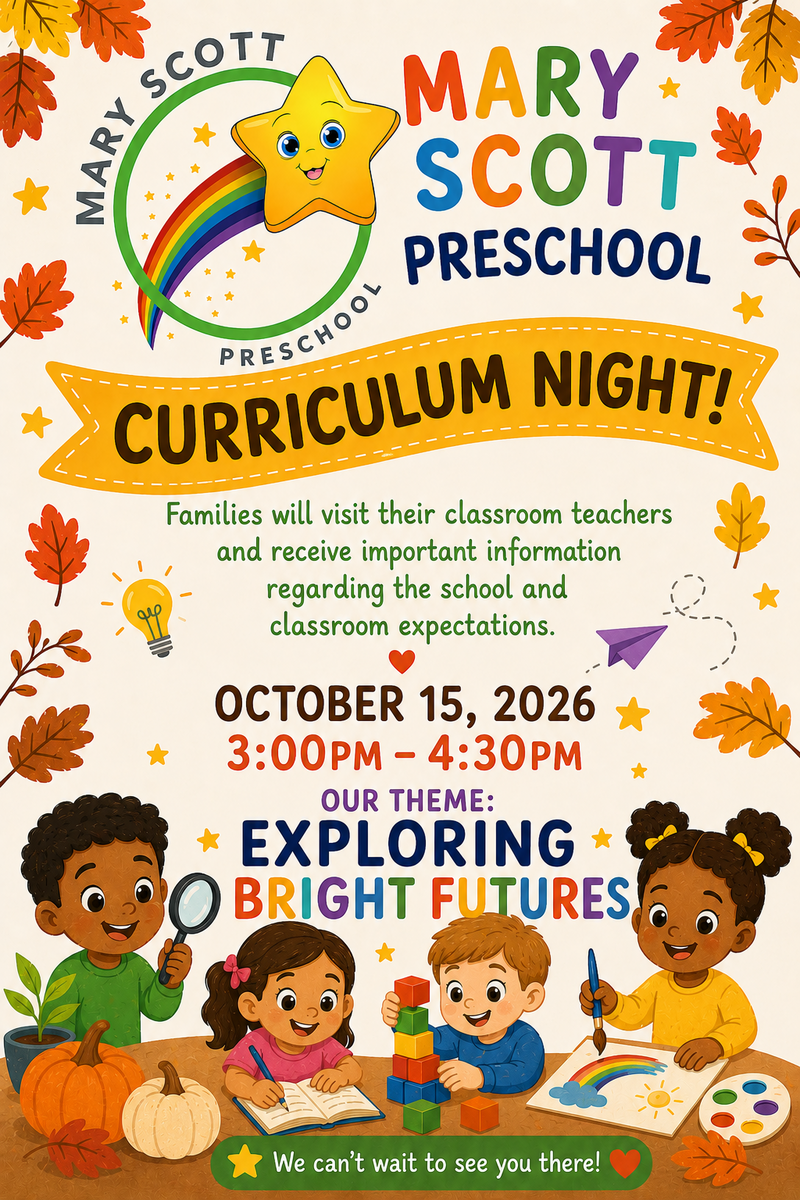 Curriculum Night Info...