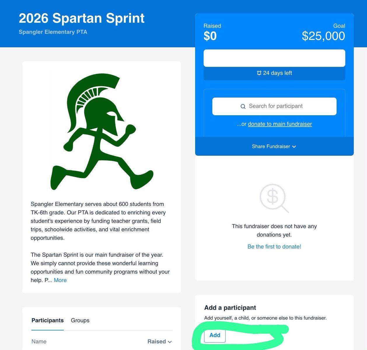 Spartan Sprint Fundraiser!