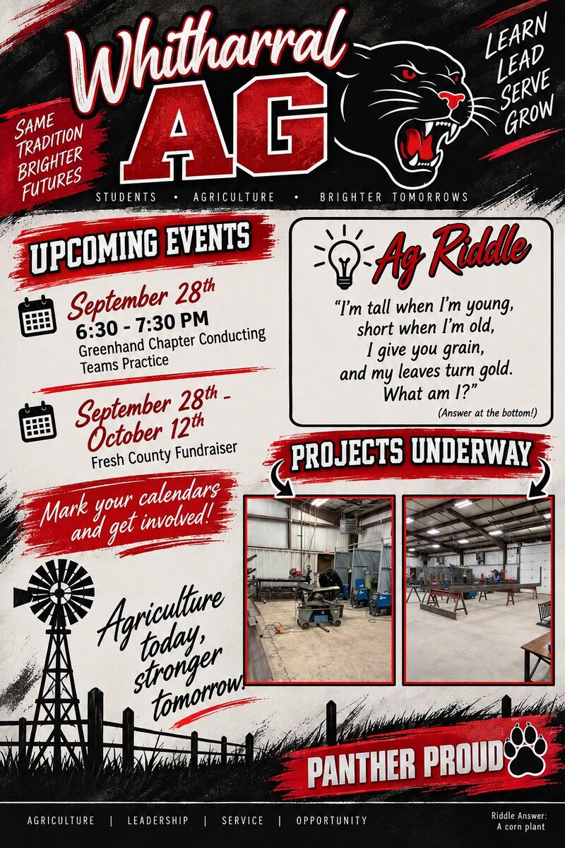 Ag Newsletter September 28th - October 2nd 