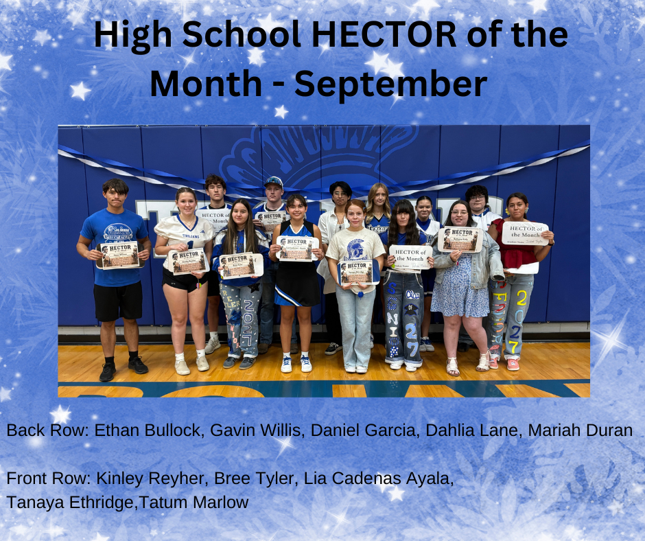 September HECTOR of the Month 