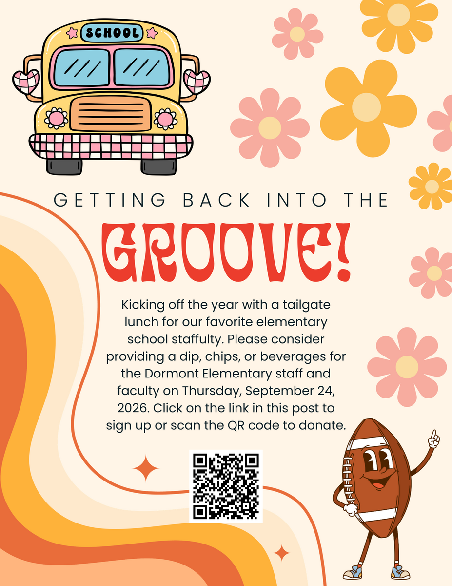 Teacher Appreciation - Donations Sought - Getting Back Into the GROOVE!